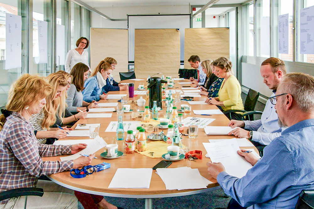 Iris Palme im Coaching zur Marketing Strategie 