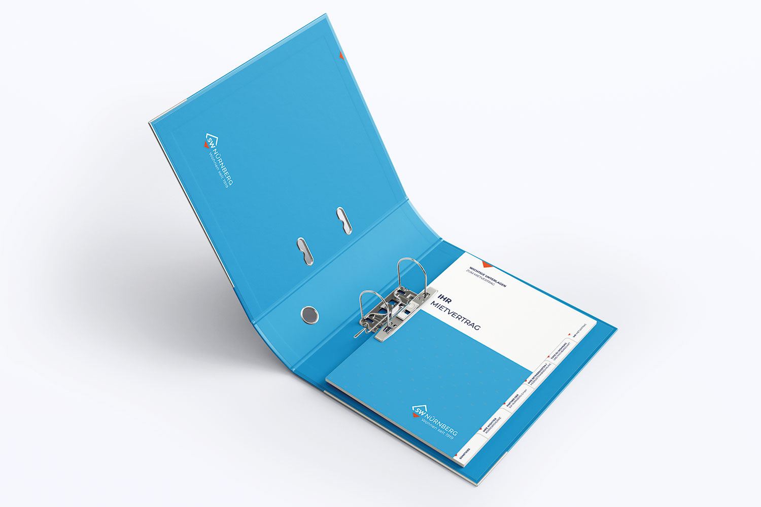 SW Nürnberg Mieterordner mit Register