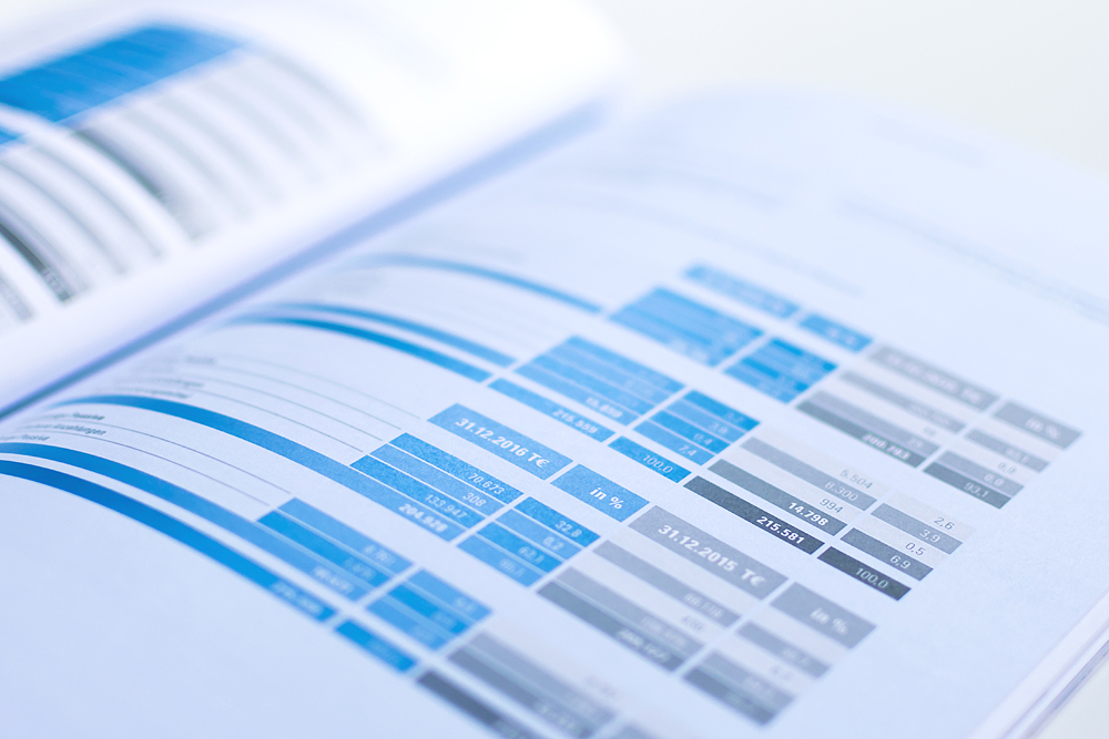 Text und Gestaltung Geschäftsbericht Wohnungsgenossenschaft