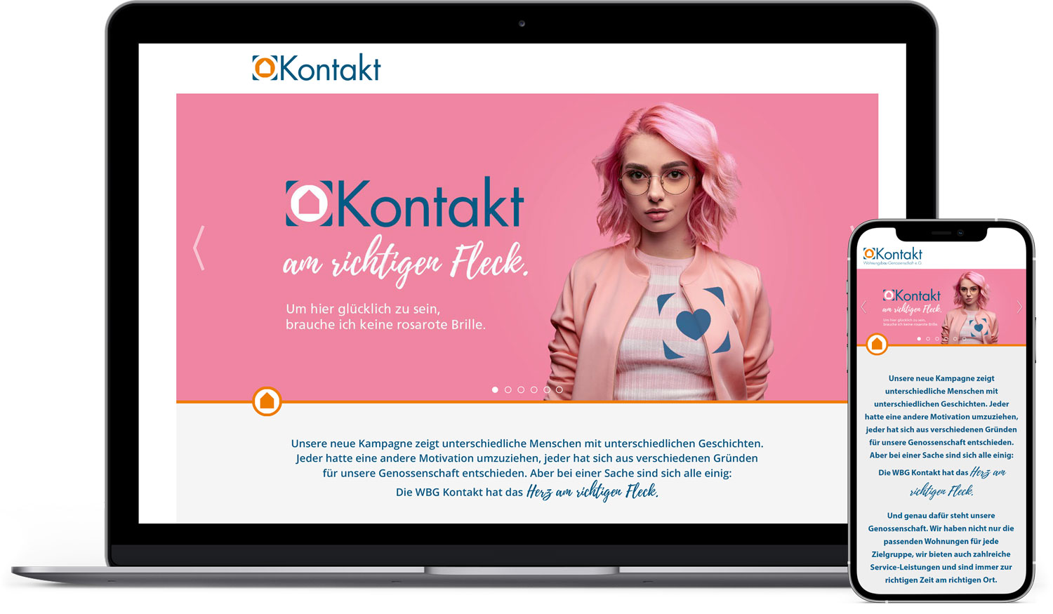 neue Website für Wohnungsgesellschaft