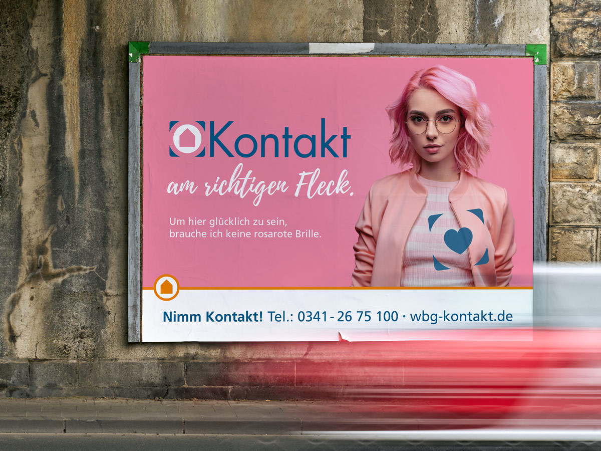 WBG Kontakt Imagekampagne Großformat-Plakat