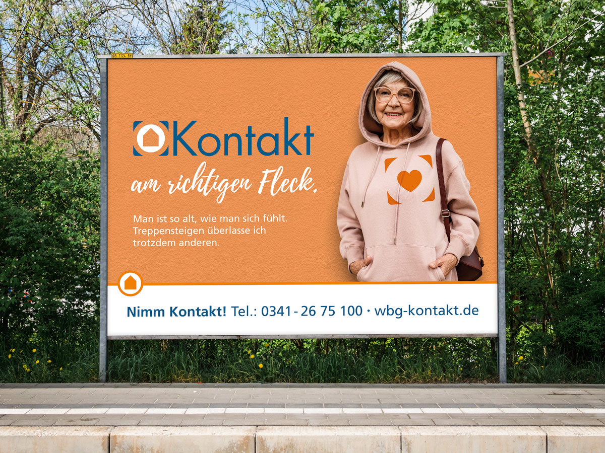 WBG Kontakt Imagekampagne Großformat-Plakat