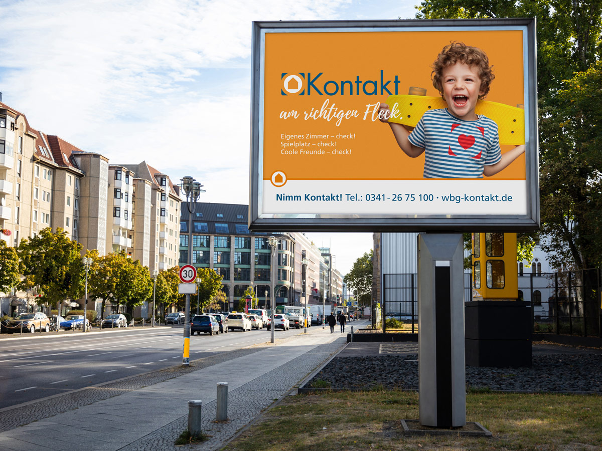 WBG Kontakt Imagekampagne Großformat-Plakat