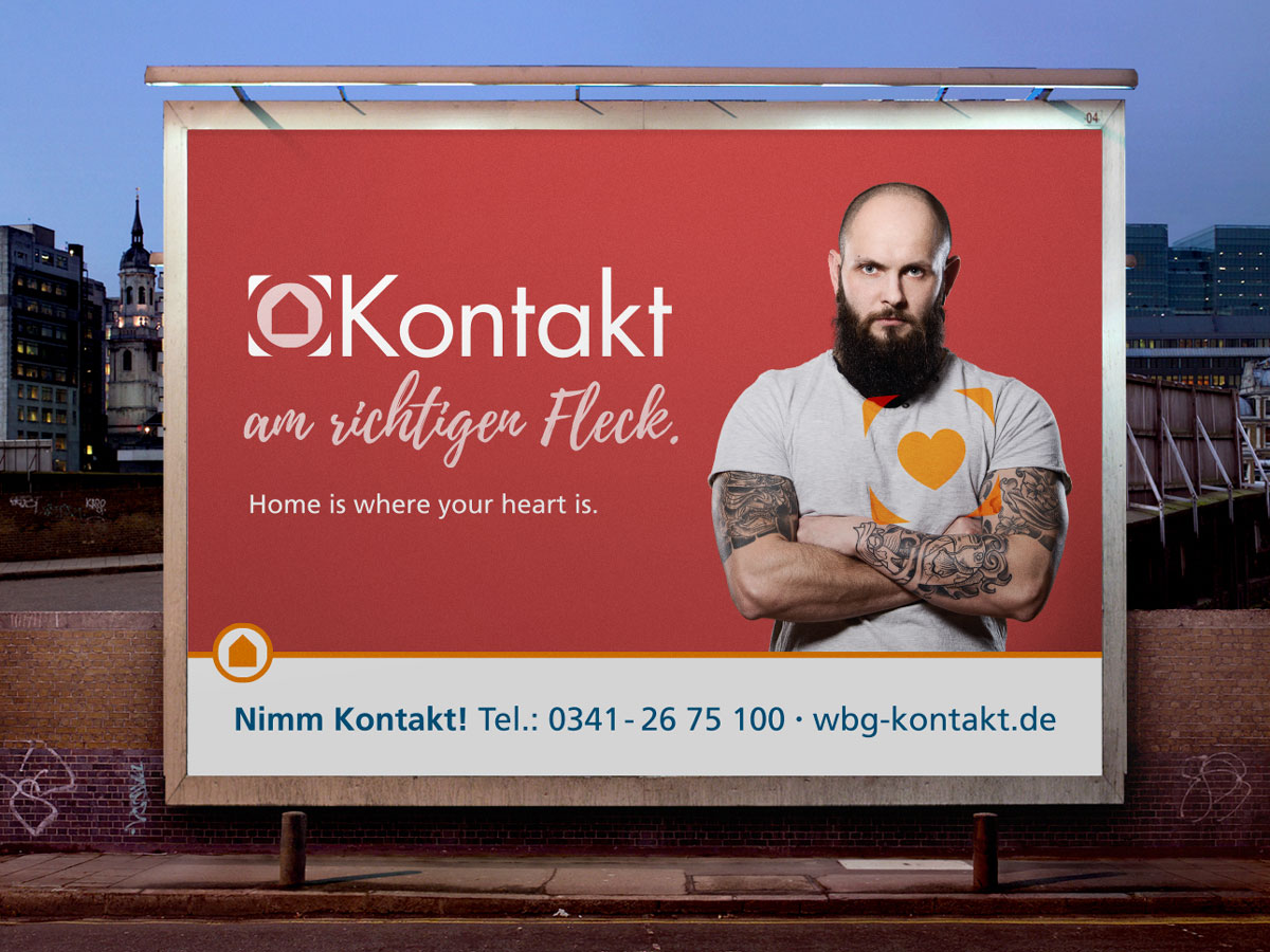 WBG Kontakt Imagekampagne Großformat-Plakat