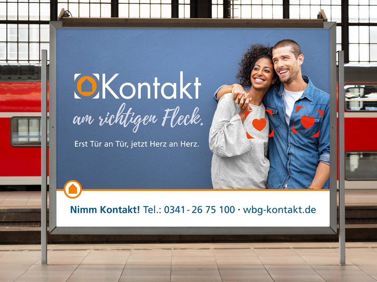 WBG Kontakt Imagekampagne Großformat-Plakat
